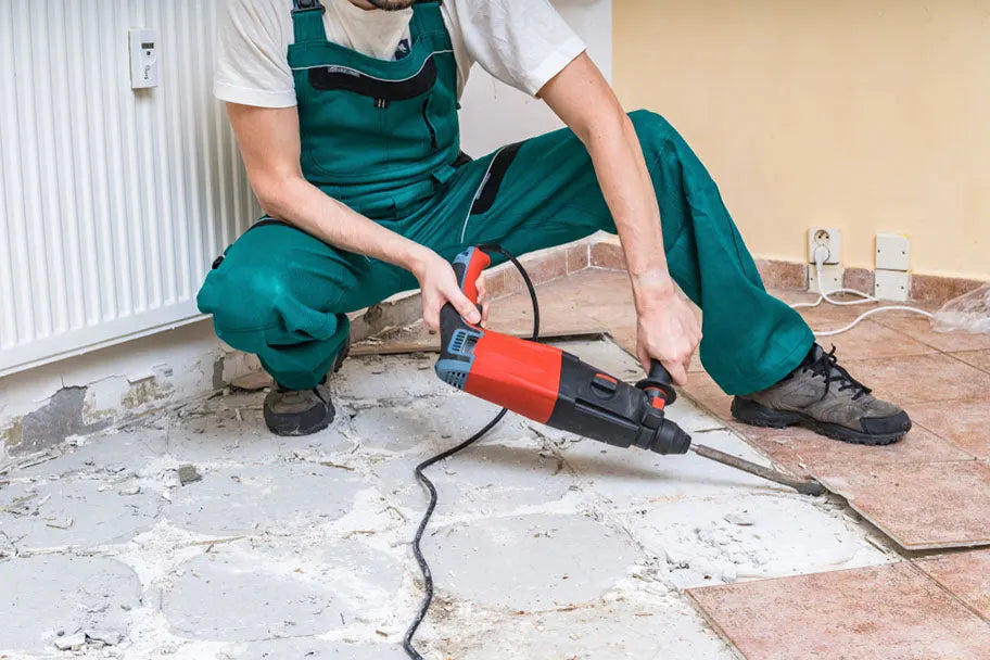 tips on how to remove a tile floor