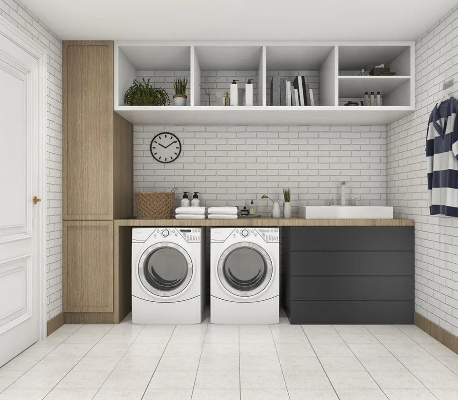 4 laundry room tile ideas