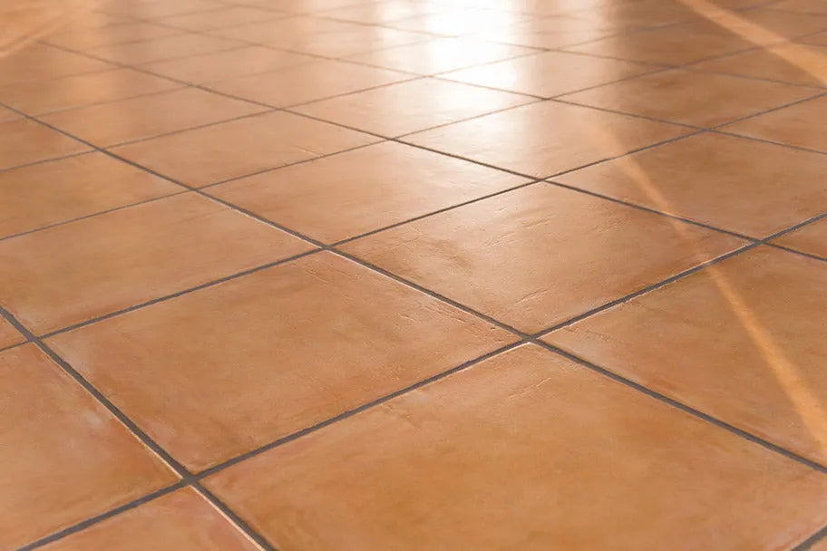 how to polish floor tiles