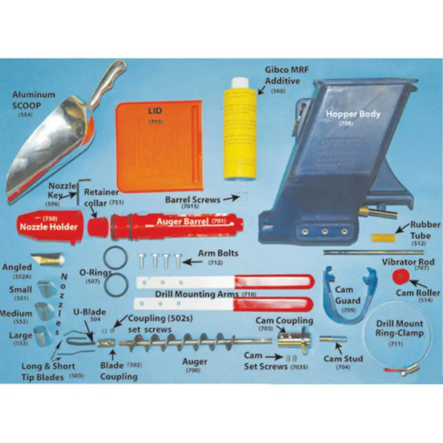 Quikpoint Mortar Gun Spare Parts Kit PARTKIT