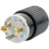 30 Amp Dryer Style Plug for Rubi Rail Saws