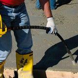 Wacker Neuson SMS Concrete Vibrator Shafts in use on slab