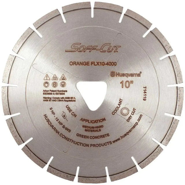 Husqvarna Soff-Cut FLX 4000 Orange Ultra Early Saw Blade