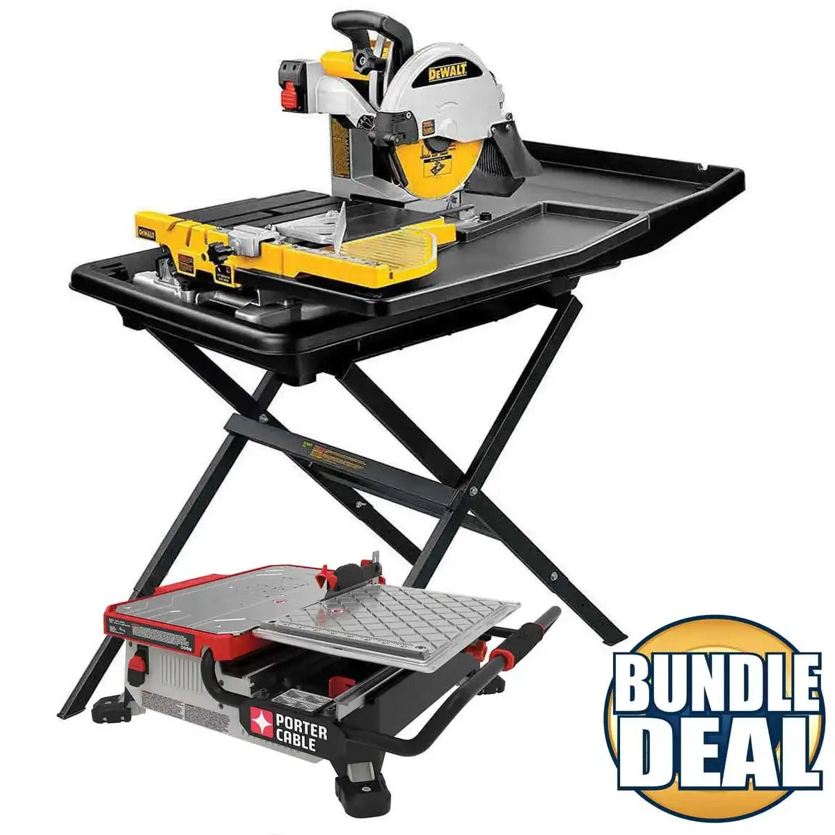 Dewalt Tile Saw Stand w PCE980 7in Tile Saw