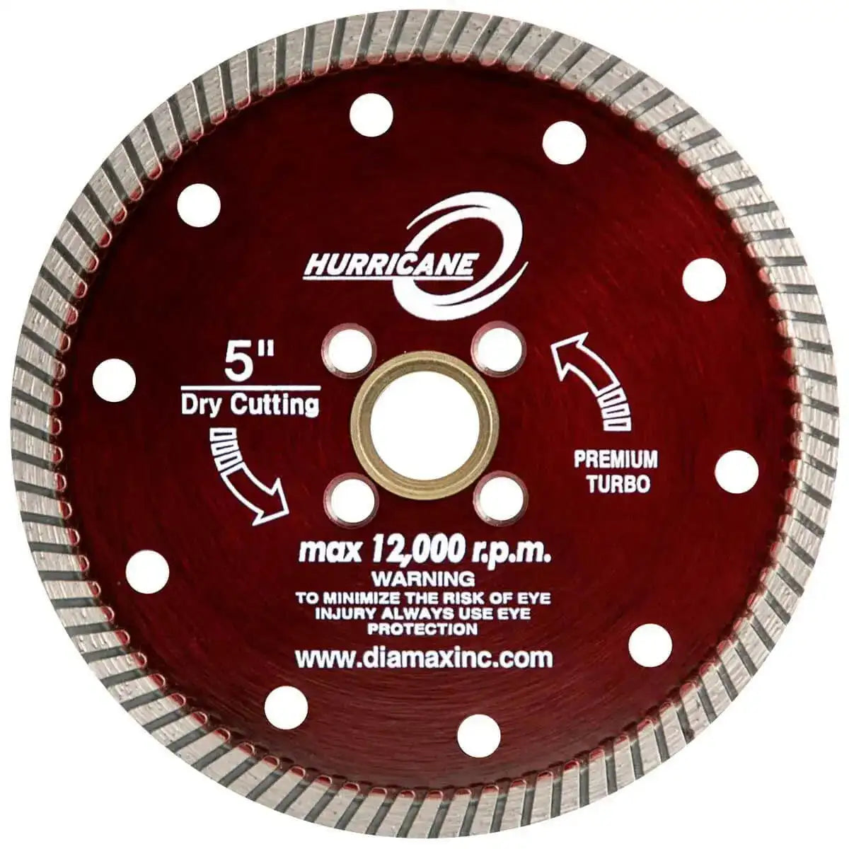 Diamax Hurricane dry cutting Granite Turbo Blade