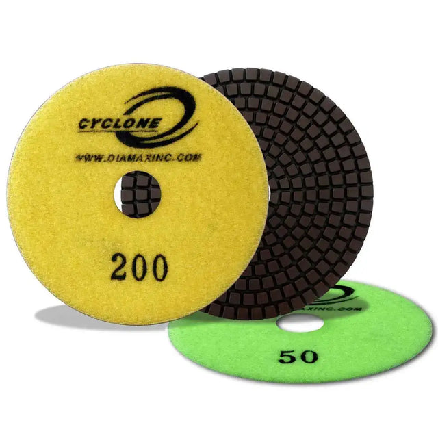 Diamax Cyclone 4 inch Wet Polishing Pads