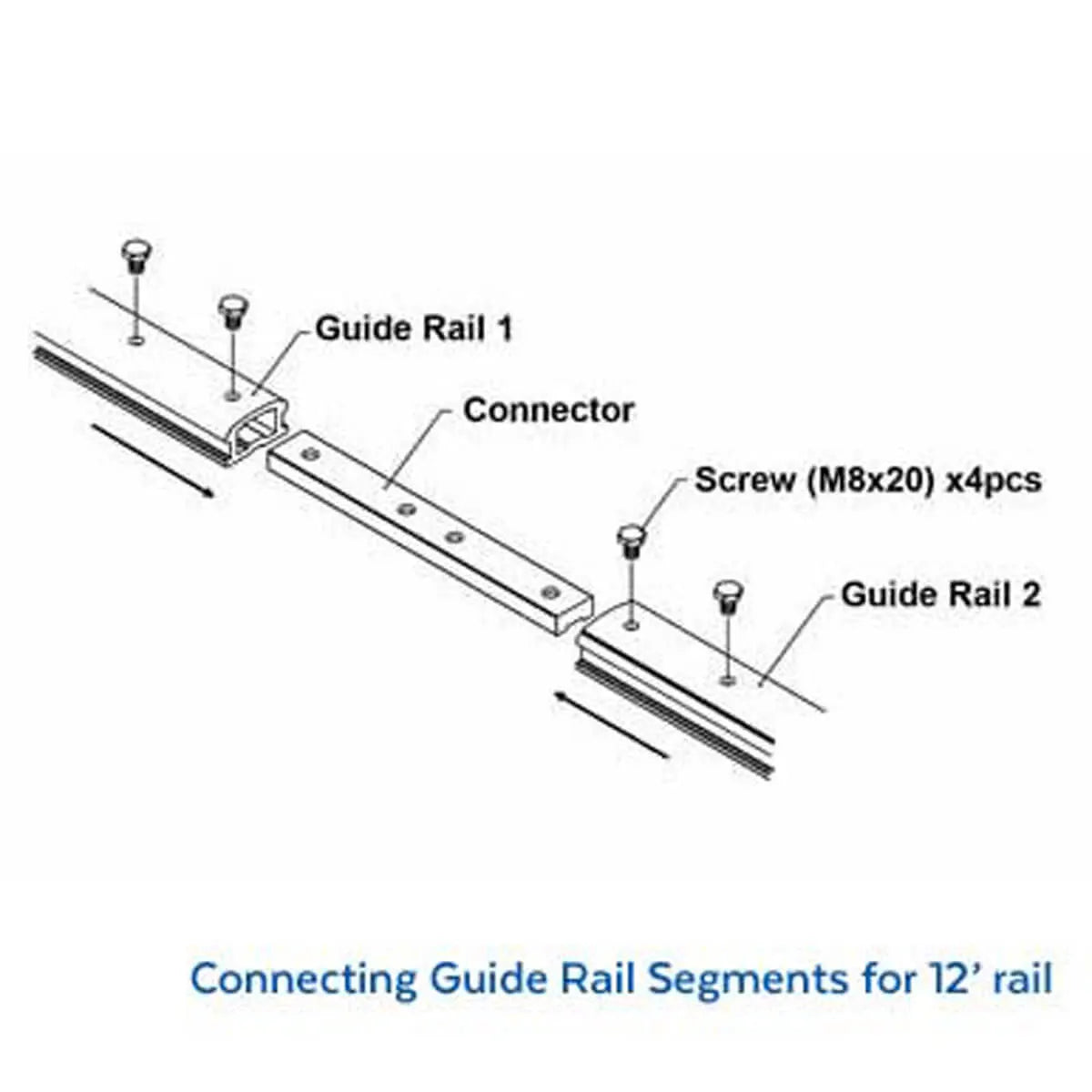 Alpha Tools ESC-125 Guide Rail Cuts Stone