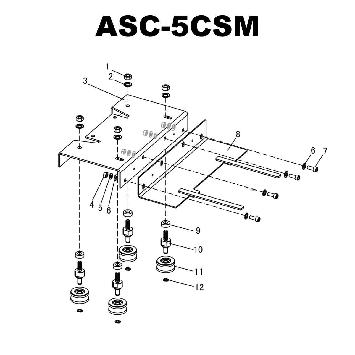 Alpha Tools ESC-125 Guide Rail System