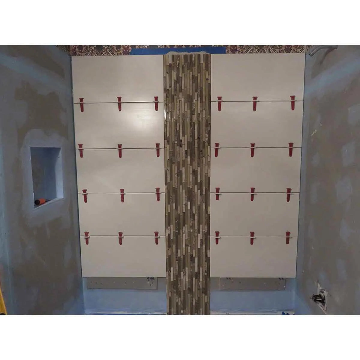 Perfect Level Master bathroom wall tile lippage free installation