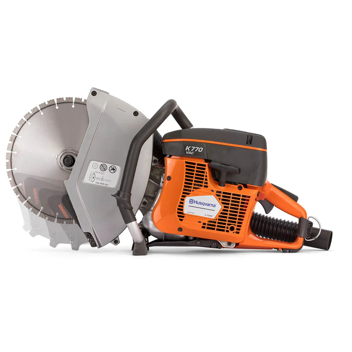 Husqvarna K770 VAC with Blade Guard Protection