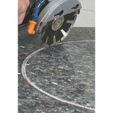 Cuts circles and ovals in Granite & Marble, without undercuts