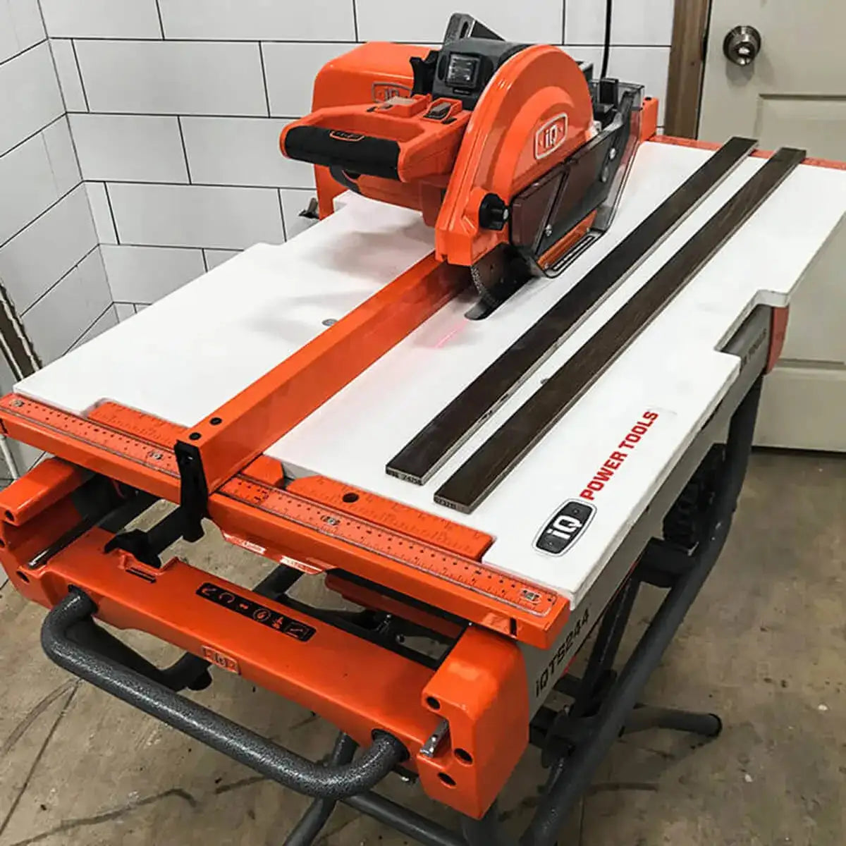 Cutting Large Format Tile with iQTS244 Tile Saw Table Extension