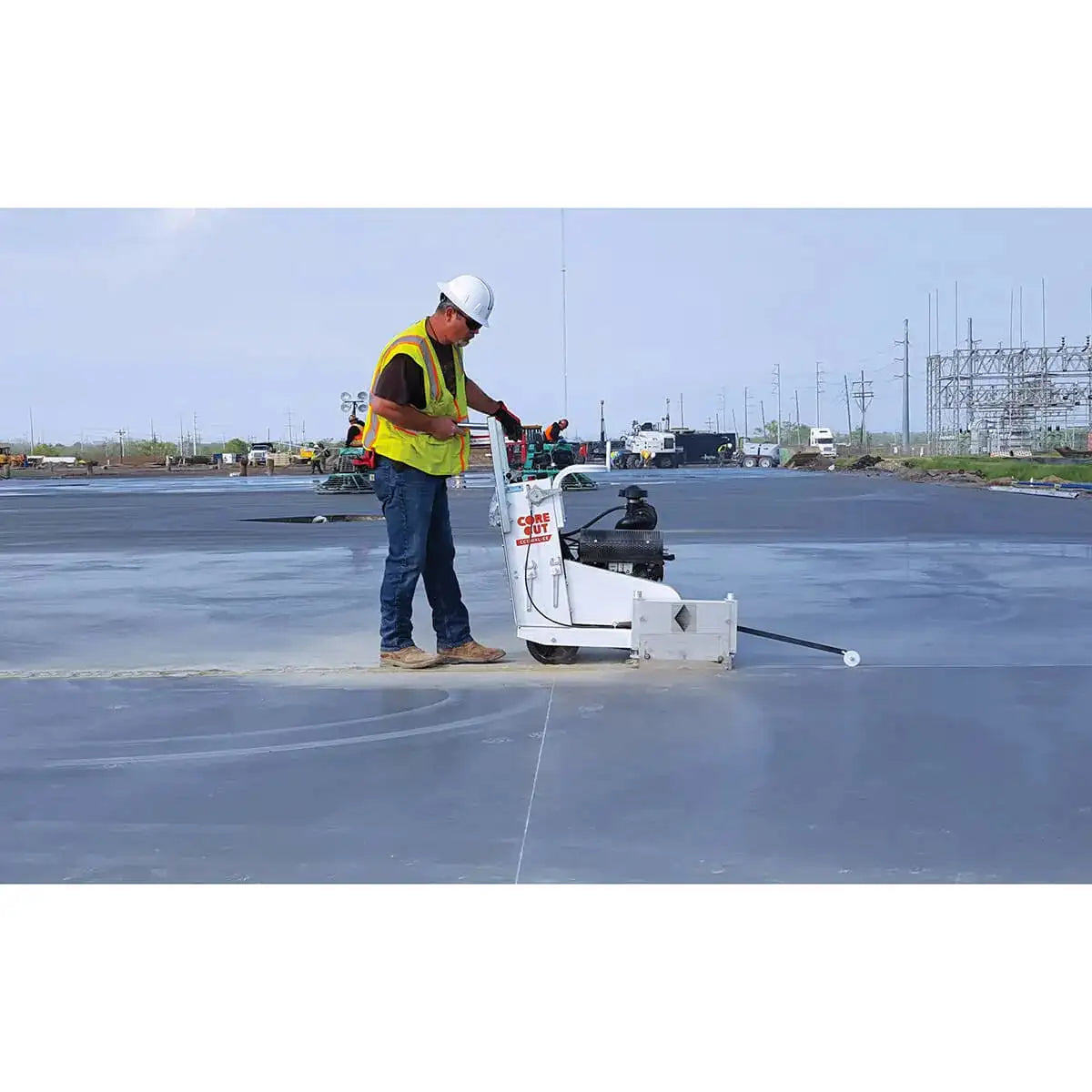 Core Cut CC190PRO-EE Green Concrete Saw