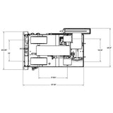 Core Cut CC190PRO-EE Bottom Dimensions