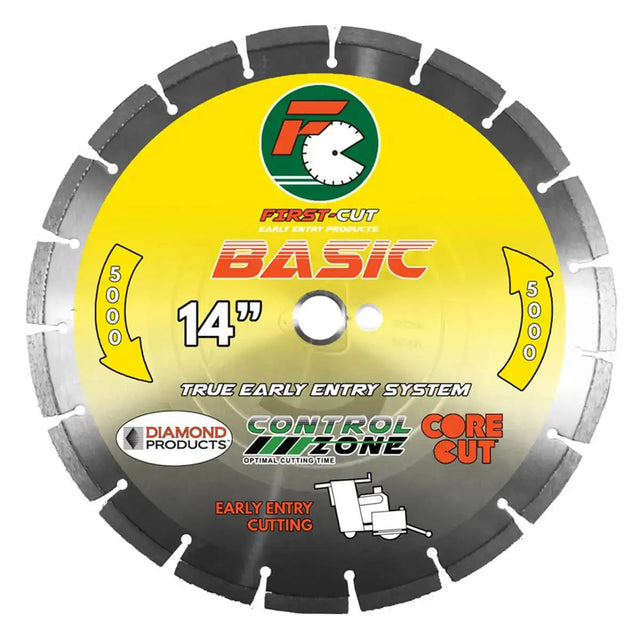 First-Cut BASIC5000 Diamond Blades - Medium Soft Aggregate