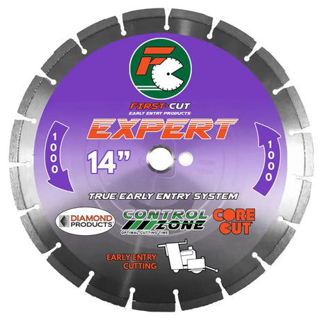 First-Cut EXPERT1000 Diamond Blade - Very Hard Aggregate