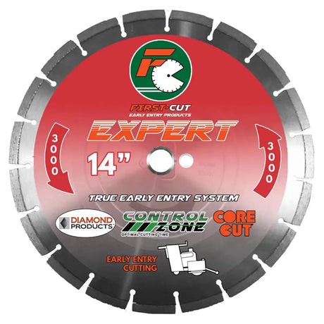 First-Cut EXPERT3000 Diamond Blade - Medium Hard Aggregate