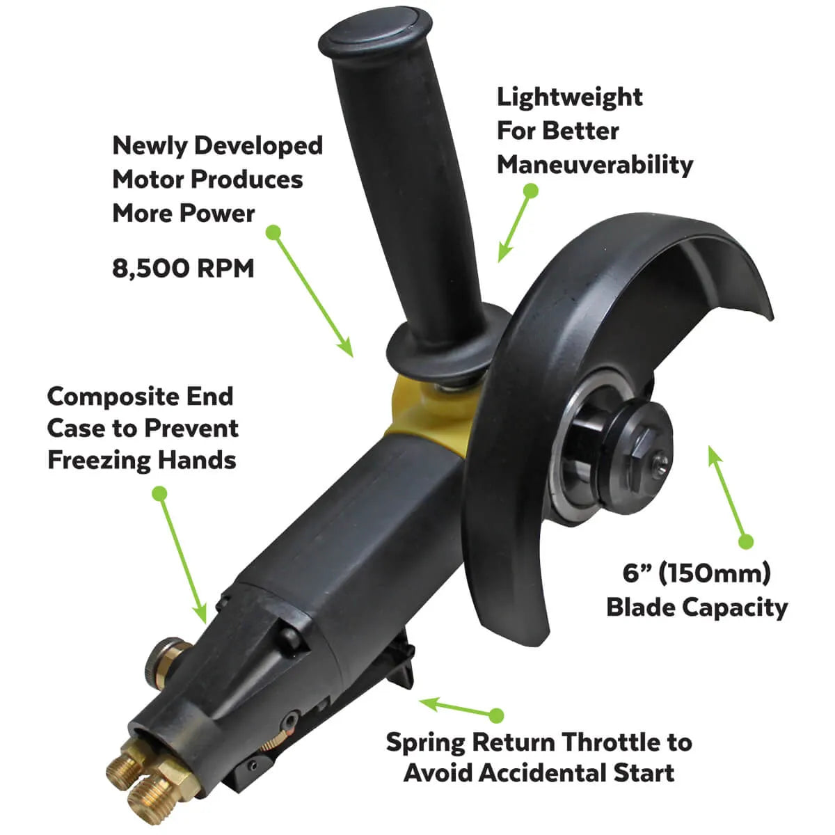 psc-600 alpha tools pneumatic stone cutter features