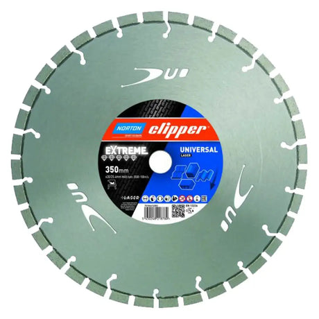 norton clipper extreme universal blade, very fast cutting on soft or hard materials