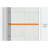 Schluter SHELF-N Rectangular Shower Niche Shelf drawing size