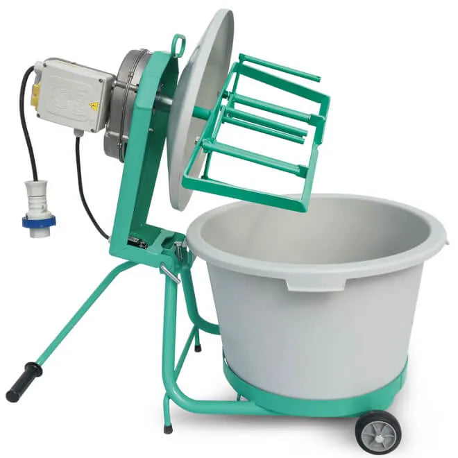 1193988 IMER MINI-MIX 60 mix all tilt-able machine arm allows easy bucket exchange