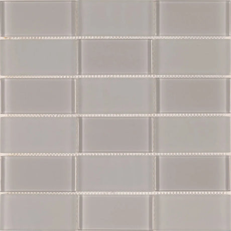 Brilliance Taupe Stacked Mosaic Mixed Tile