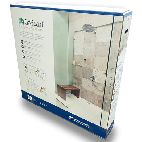 Go Board Point Drain Shower System Box