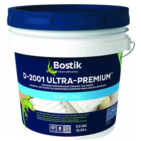 30850622 Bostik D-2001 Ultra-Premium Mastic adhesive for the interior installation of all types of ceramic and stone tile