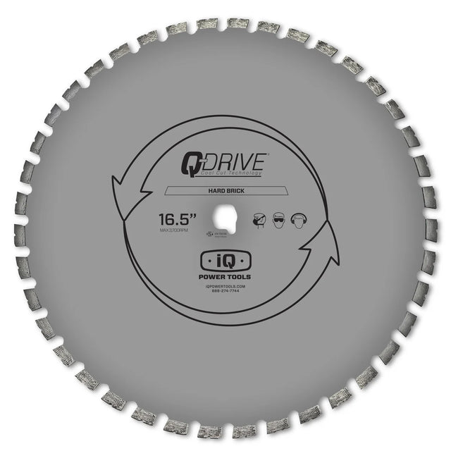 MASQX16-125-QD-HM1 IQ Power Tools 16-1/2" Q-Drive Arrayed Segmented Semi-Hard Material Blade