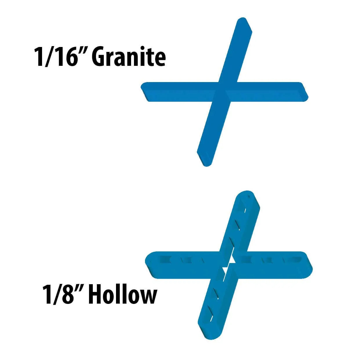 Barwalt Hollow Spacer Sizes