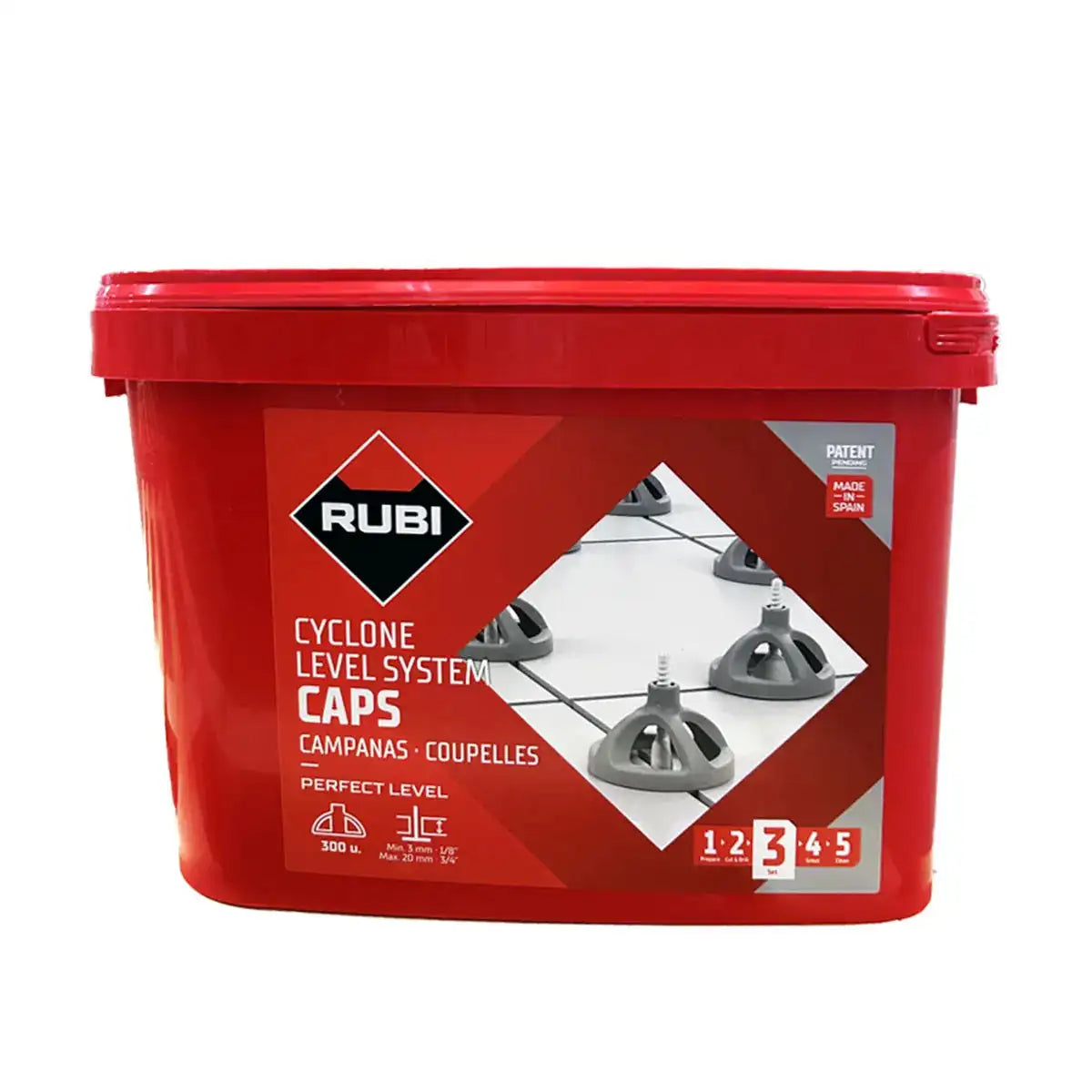 Rubi Cyclone Leveling System Caps