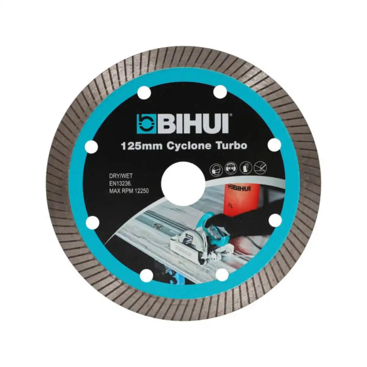 Bihui Tools 5" Cyclone Turbo Diamond Cutting Blade