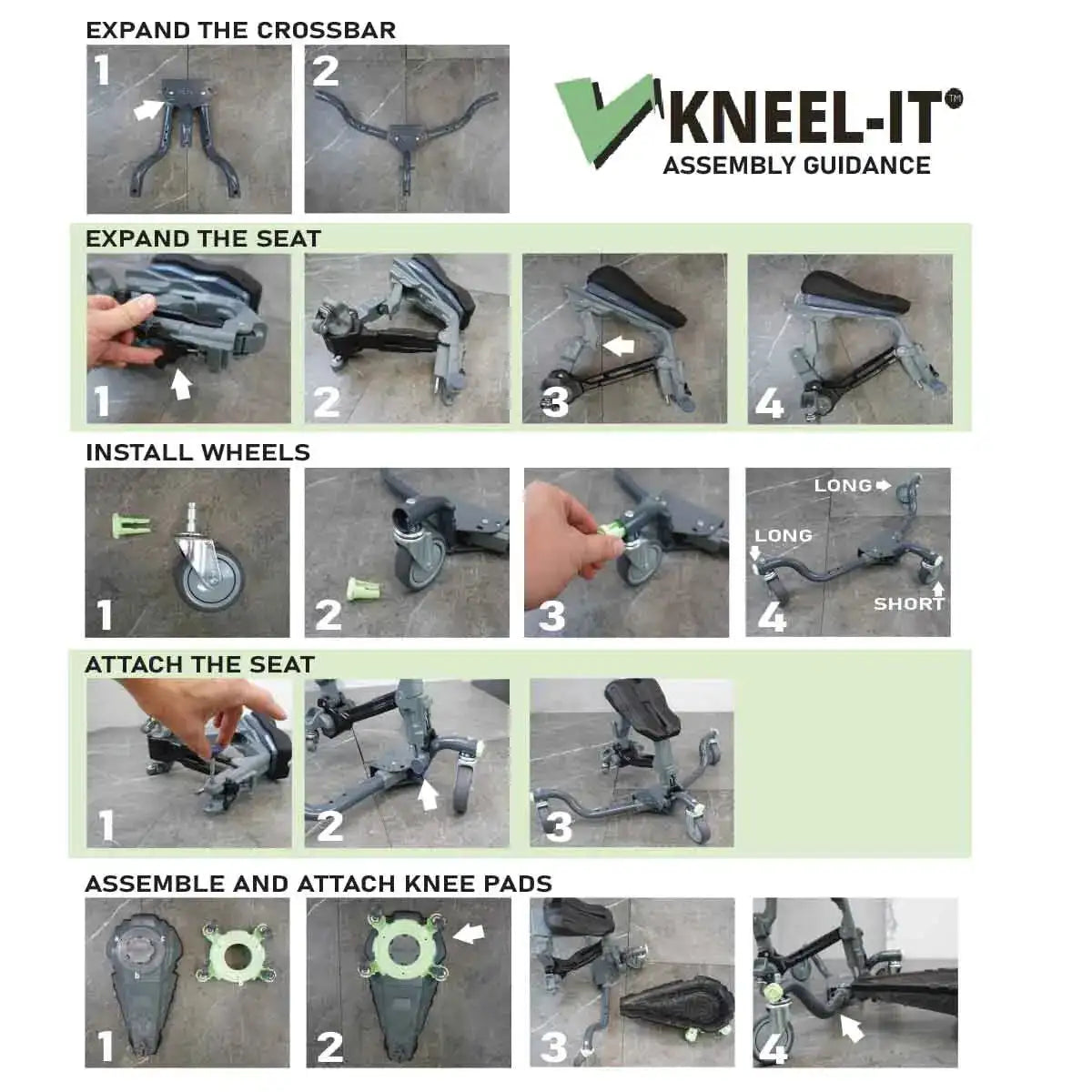 Kneel-It Rolling Kneepads