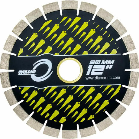 diamax, cyclone silent core, 20 mm blades, granite cutting disc, blade for stone