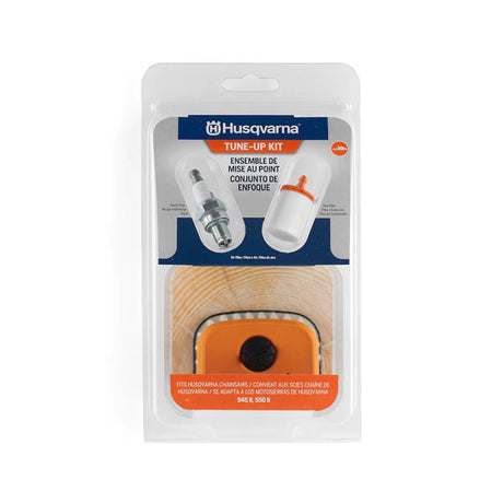 husqvarna Tune-Up Kit for 545, 550 Chainsaws, spark plug, fuel filter replacement, air filter maintenance kit, 599334301