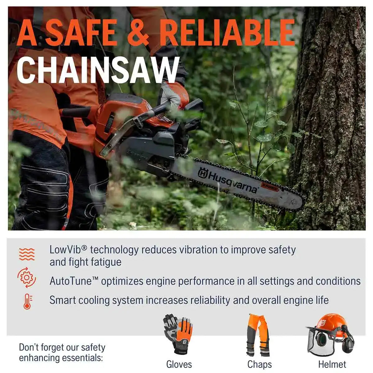 Husqvarna 545 Mark II 18" Gas Chainsaw .58 GA