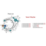 Gemini Taurus Replacement Drive Belt Diagram