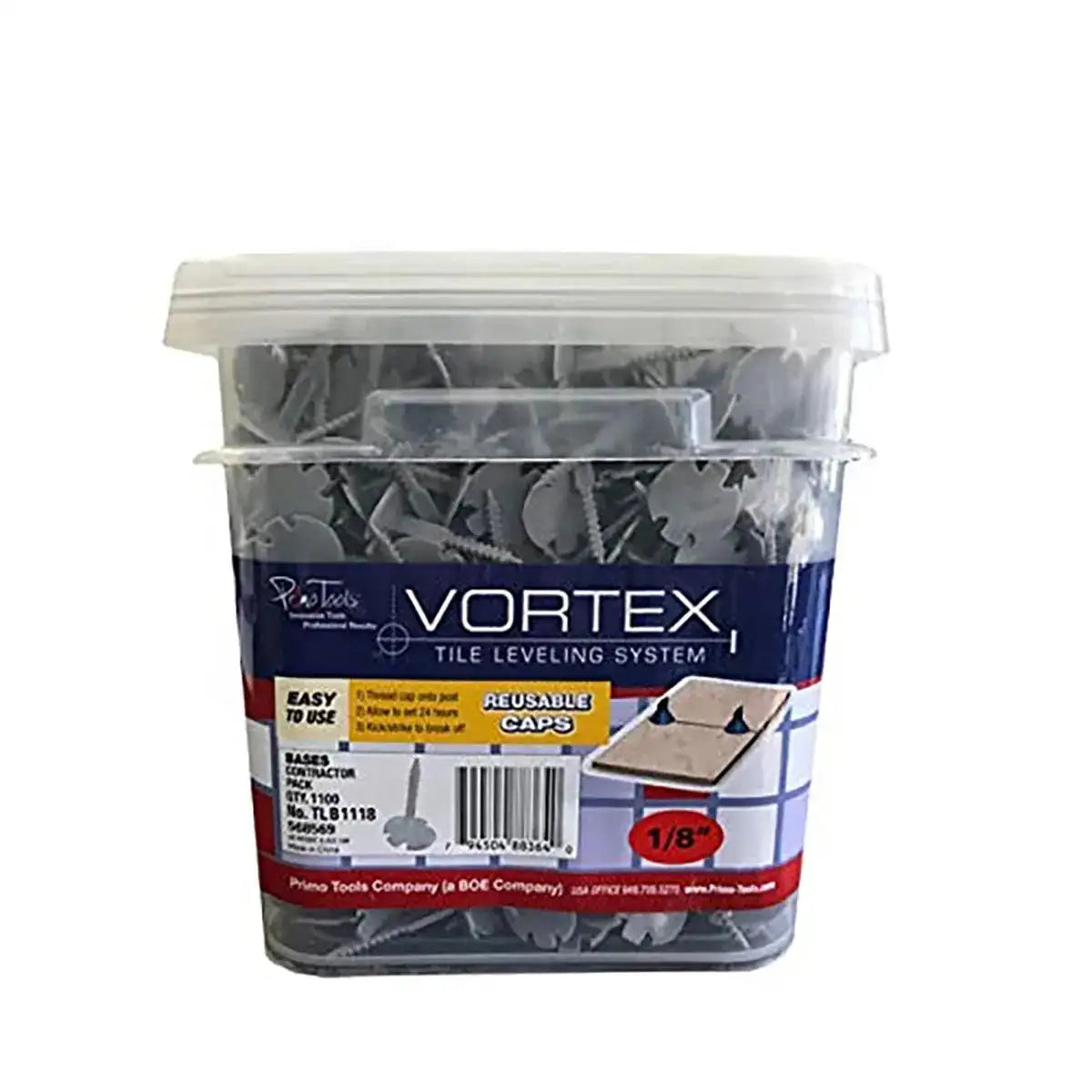 Primo Tools - Vortex Leveling System - 1/8" Base