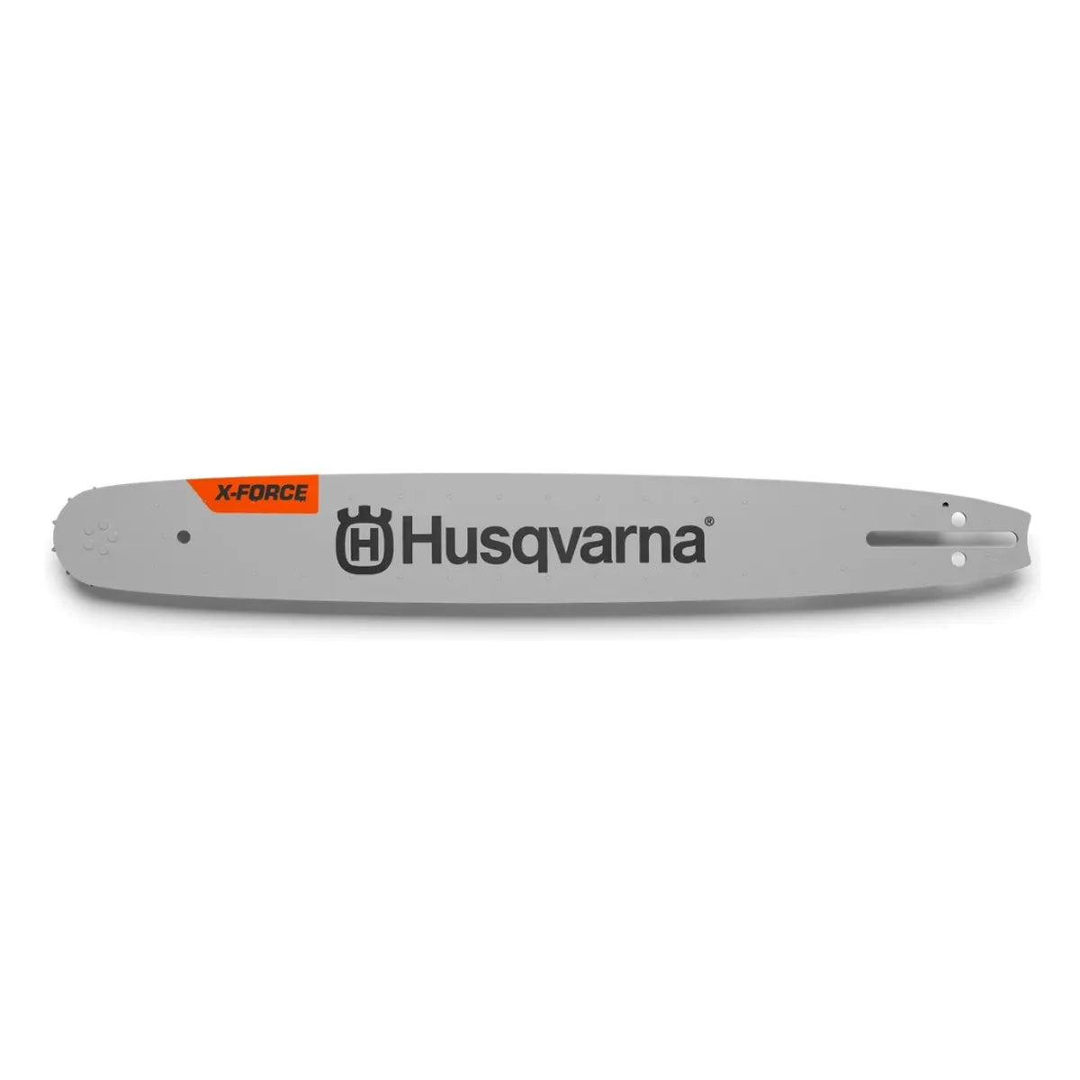 husqvarna 18 inch x-force chainsaw bar, .325 inch pitch .058 inch gauge, 72 drive links, 596199872