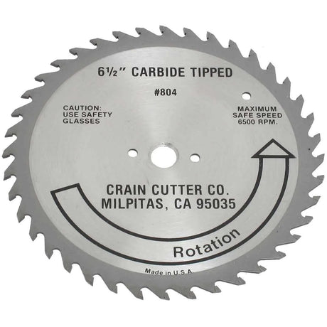 Crain 804 6-1/2 in. Carbide Undercut Saw Blade, door jamb saw