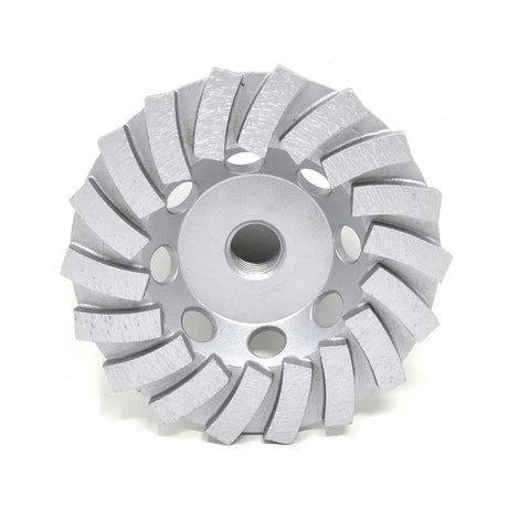 lackmond 4" SPP Series Segmented Turbo Cup Wheel, SPPSTC4N18, concrete smooth grinder, concrete removal cup wheel, diagonal segments cup wheel, diamond cup wheel