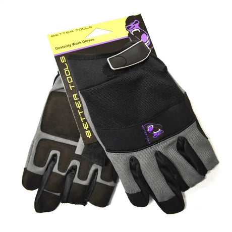 Better Tools Dexterity Work Gloves, open finger gloves, extra large gloves, work gloves, safety equipment suppliers, personal protection equipment, BT185, BT186