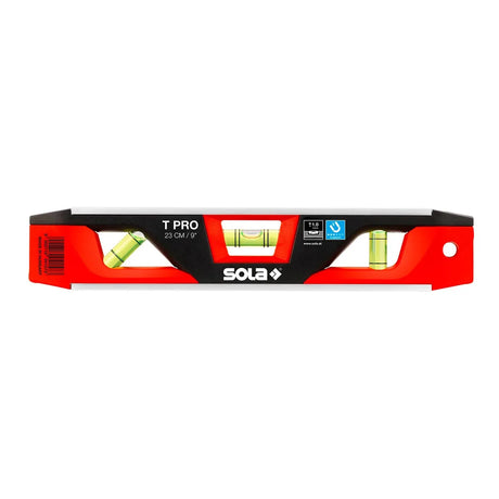 Sola 9" Magnetic Torpedo Level, bubble level, levels, sola levels, keson levels, 9 inches pocket level