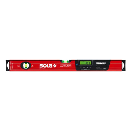 Sola Big Red Digital Levels w/ Bluetooth, digital level, bluetooth level, sola levels, levels, level tools, torpedo level, 10 inches level, keson level