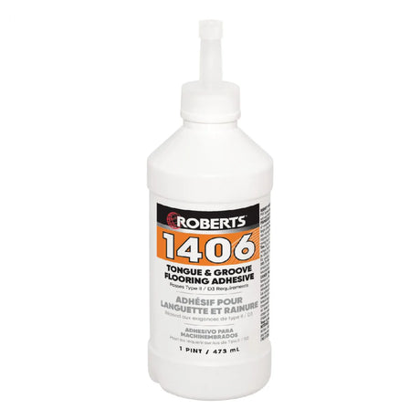 Roberts Tongue and Groove Flooring Adhesive, 1 pint floor glue, roberts carpet tools, wood floor adhesive, laminate floor glue, fast drying adhesive