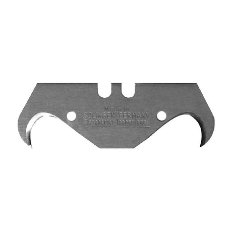 Better Tools 2-Notch 0.025" Extra Large German Hook Blades, High strength German steel blade, replacement blade for carpet, hook knife, steel blades