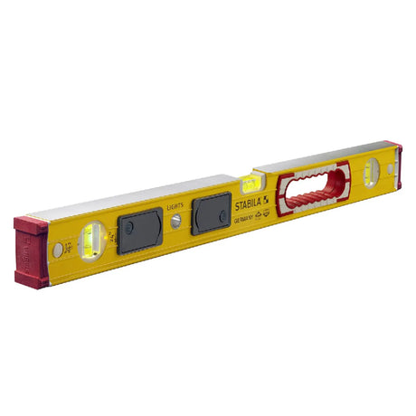 Stabila Type 196-2 LED Lighted Level, level with lights, vials with LED, stabila tools, 39324, 24 inches level