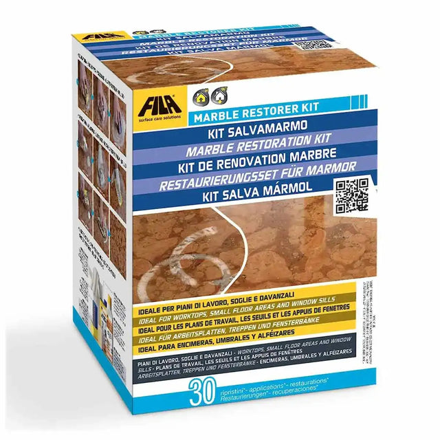 FILA Marble Restoration Kit, 44250104AME, Polished Marble cleaner, marble stain remover, marble countertop cleaner, best marble cleaner