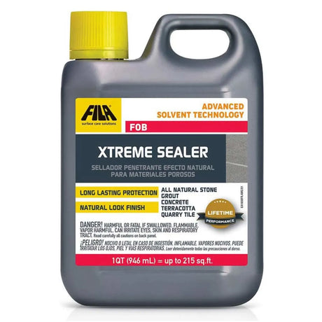 FILA FOB Xtreme Sealer, 44040604AME 1 Gallon sealer, 44011212AME 1 Quart sealer, natural stone sealer, FILA