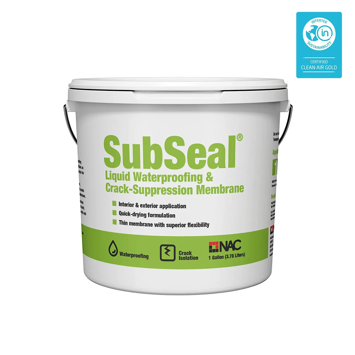 NAC Subseal Liquid Waterproofing Membrane 1 Gallon